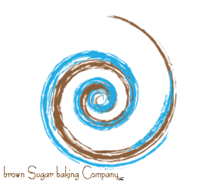 Brown Sugar Baking Swirl Logo with LLC